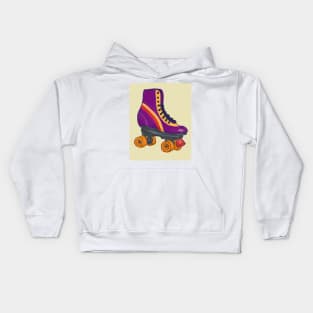 Retro roller skate Kids Hoodie